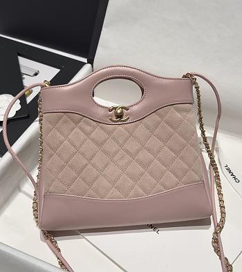 Chanel Mini 31 Bag Light Pink 23x22x5.5cm