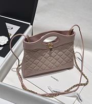 Chanel Mini 31 Bag Light Pink 23x22x5.5cm - 3