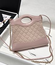 Chanel Mini 31 Bag Light Pink 23x22x5.5cm - 2