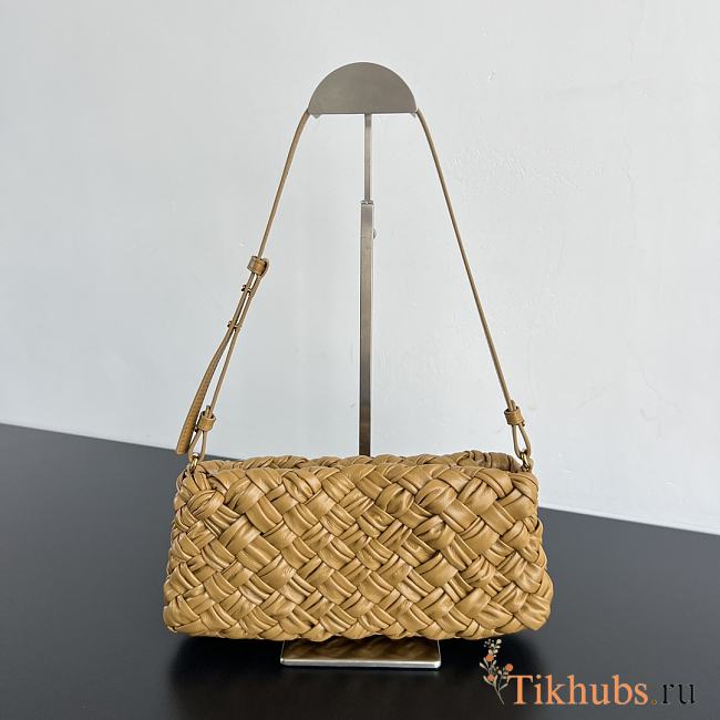 Bottega Veneta Kalimero Cha-Cha Bag Beige 28.5x15x6cm - 1