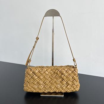 Bottega Veneta Kalimero Cha-Cha Bag Beige 28.5x15x6cm