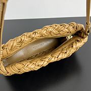Bottega Veneta Kalimero Cha-Cha Bag Beige 28.5x15x6cm - 3