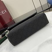 Gucci Small GG Crossbody Bag With Web Black 19x15x7cm - 4