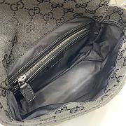 Gucci Small GG Crossbody Bag With Web Black 19x15x7cm - 2