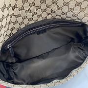 Gucci Medium GG Crossbody Bag With Web Beige 36x25x12cm - 6