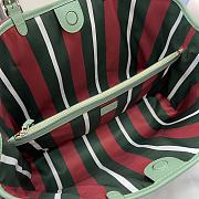 Gucci GG Emblem Medium Tote Bag Green 38x25x15cm - 2