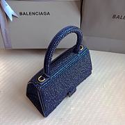 Balenciaga Small Hourglasse Bag Blue 23x10x24cm - 4