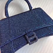 Balenciaga Small Hourglasse Bag Blue 23x10x24cm - 3
