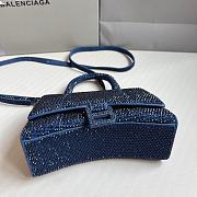 Balenciaga Mini Hourglasse Bag Blue 19x8x13cm - 6