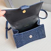 Balenciaga Mini Hourglasse Bag Blue 19x8x13cm - 3