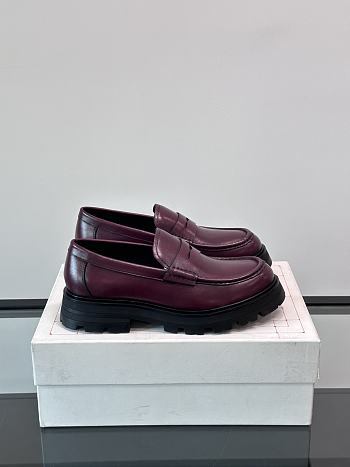 Alexander McQueen Red Wine Loafer