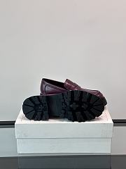 Alexander McQueen Red Wine Loafer - 5