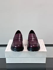 Alexander McQueen Red Wine Loafer - 2