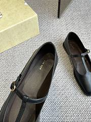 The Row Square T-Strap Flat Black - 4