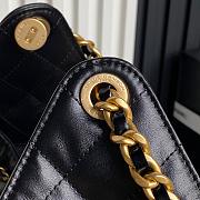 Chanel Medium Cruise 25C Bag Black Lambskin Hobo 40x30x15cm - 3