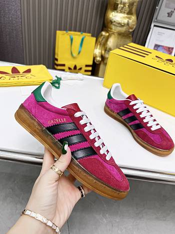Gucci Adidas Gazelle Pink Sneaker