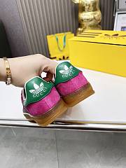 Gucci Adidas Gazelle Pink Sneaker - 4