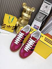 Gucci Adidas Gazelle Pink Sneaker - 3