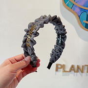 Chanel Grey Headband - 1