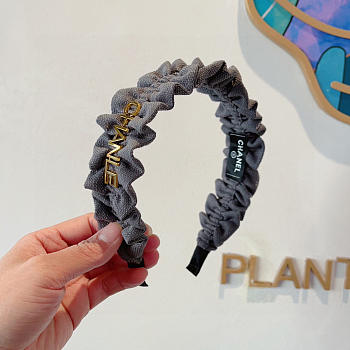 Chanel Grey Headband
