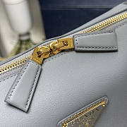 Prada Medium Leather Blue Shoulder Bag 28x18x11cm - 6