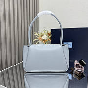 Prada Medium Leather Blue Shoulder Bag 28x18x11cm - 5