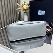 Prada Medium Leather Blue Shoulder Bag 28x18x11cm - 3