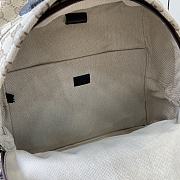 Gucci Medium GG Backpack With Web Beige 36x42x21cm - 2