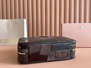 Miu Miu Leather Patchwork Beau Bag Briarwood 34x23x10cm - 4
