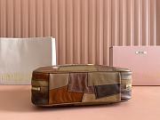 Miu Miu Leather Patchwork Beau Bag Cognac 34x23x10cm - 4