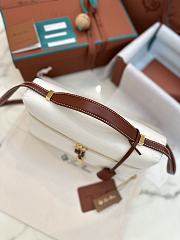 Loro Piana Extra Bag L27 White Dark Chocolate 27x16x10cm - 3