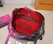 LV Neverfull Midnight Fuchsia 31x28x14cm - 5