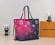 LV Neverfull Midnight Fuchsia 31x28x14cm - 3