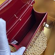 Dolce & Gabbana 3.5 Crossbody Bag Red Patent 19x11x5cm - 6