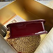 Dolce & Gabbana 3.5 Crossbody Bag Red Patent 19x11x5cm - 5