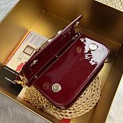 Dolce & Gabbana 3.5 Crossbody Bag Red Patent 19x11x5cm - 4
