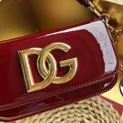 Dolce & Gabbana 3.5 Crossbody Bag Red Patent 19x11x5cm - 3