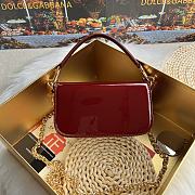 Dolce & Gabbana 3.5 Crossbody Bag Red Patent 19x11x5cm - 2