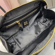 Miu Miu Beau Leather Bag Black 28x11.5x8cm - 3