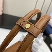 Miu Miu Beau Leather Bag Cognac 28x11.5x8cm - 6
