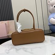 Miu Miu Beau Leather Bag Cognac 28x11.5x8cm - 5