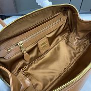 Miu Miu Beau Leather Bag Cognac 28x11.5x8cm - 2
