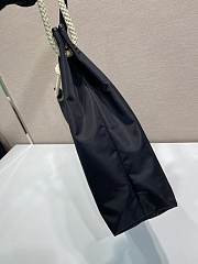 Prada Mariner Large Re-Nylon Black Shoulder Bag 48x39cm - 2