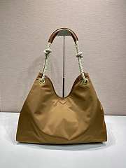 Prada Mariner Large Re-Nylon Brandy Shoulder Bag 48x39cm - 1
