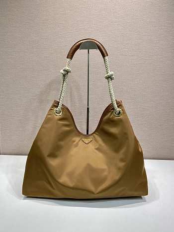Prada Mariner Large Re-Nylon Brandy Shoulder Bag 48x39cm