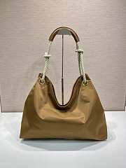 Prada Mariner Large Re-Nylon Brandy Shoulder Bag 48x39cm - 4