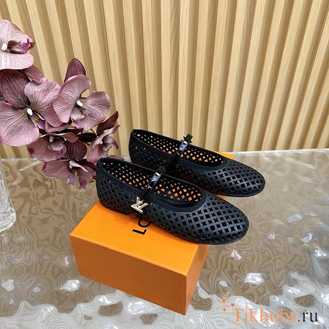 Louis Vuitton LV Romy Flat Ballerina Black - 1