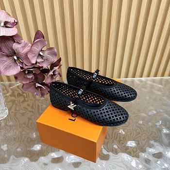 Louis Vuitton LV Romy Flat Ballerina Black