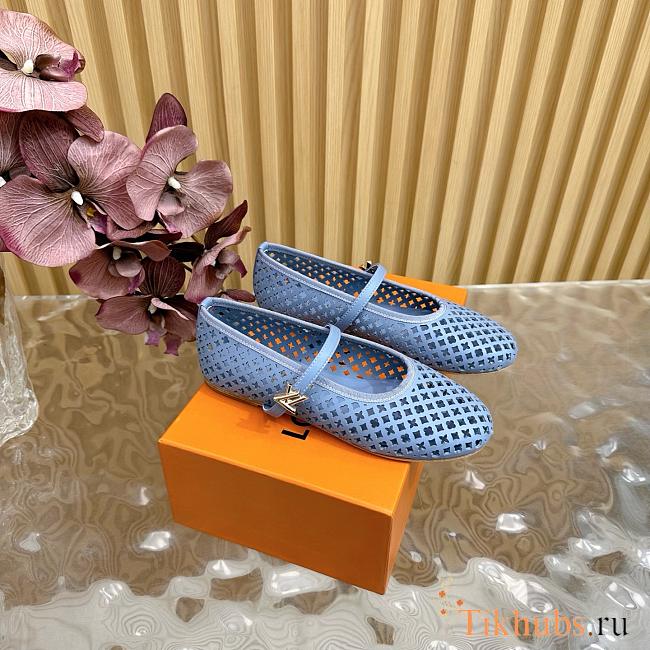 Louis Vuitton LV Romy Flat Ballerina Blue - 1