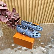 Louis Vuitton LV Romy Flat Ballerina Blue - 1